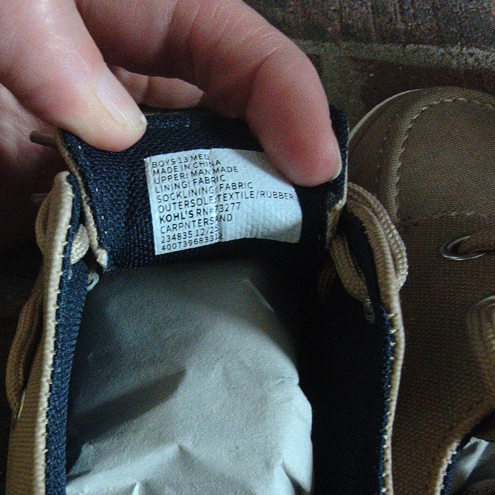 Sonoma Kids Tan Boat Shoes